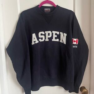 Roots Navy Aspen Sweatshirt (Unisex)